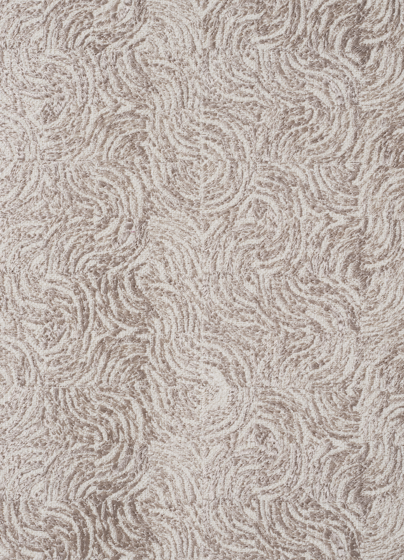 Allover embroidered knit