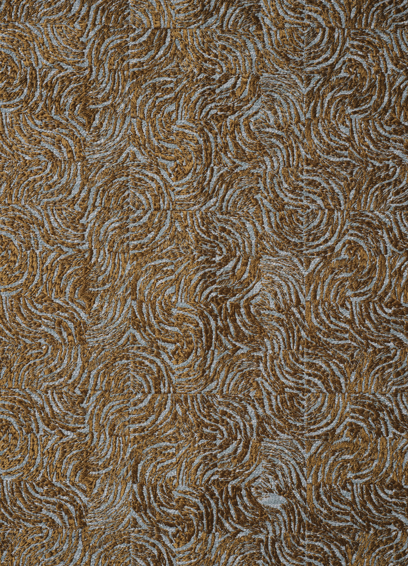 Allover embroidered knit