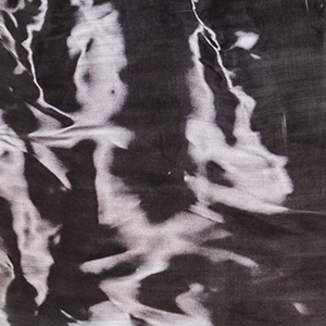 Metal fabric with large scale color blur print