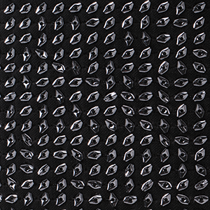 Allover scroll sequin embroidery on velvet base fabric