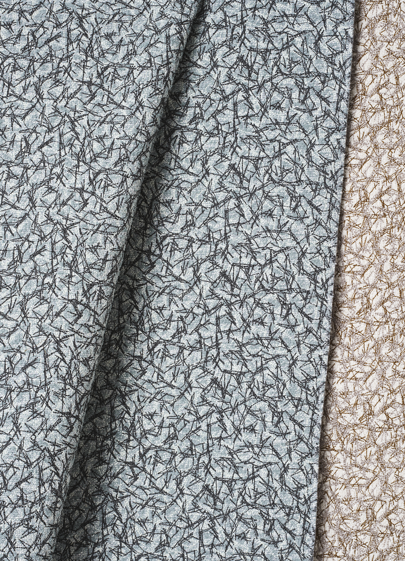Embroidered knit fabric