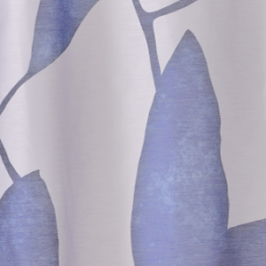 Textured voile with allover botanical print
