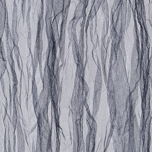 Light sheer metal fabric with vertical plissé and allover color blur print