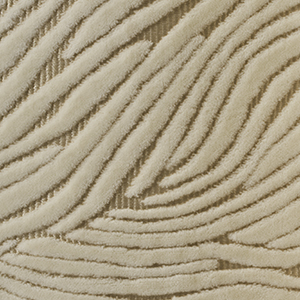 Velvet jacquard with cotton pile and polyester ground