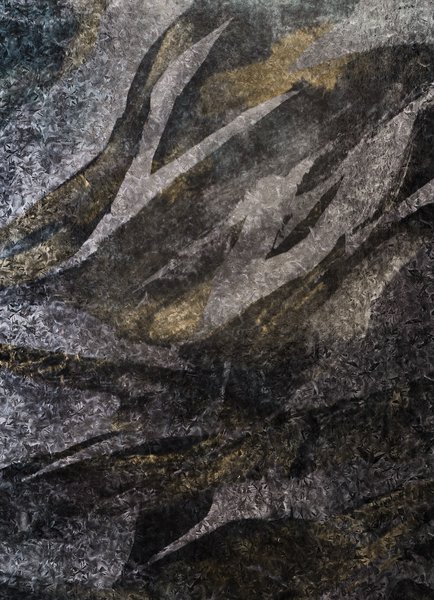 digital print on wallpaper with foil