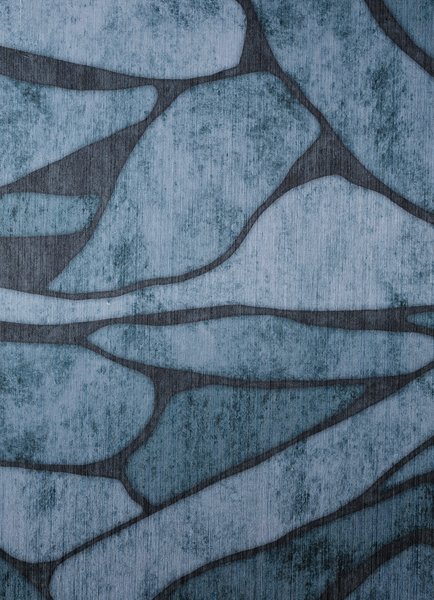 digital print on vertical threads on nonwoven backing
