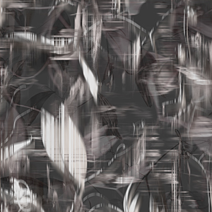 digital print on shantung effect fabric on nonwoven backing