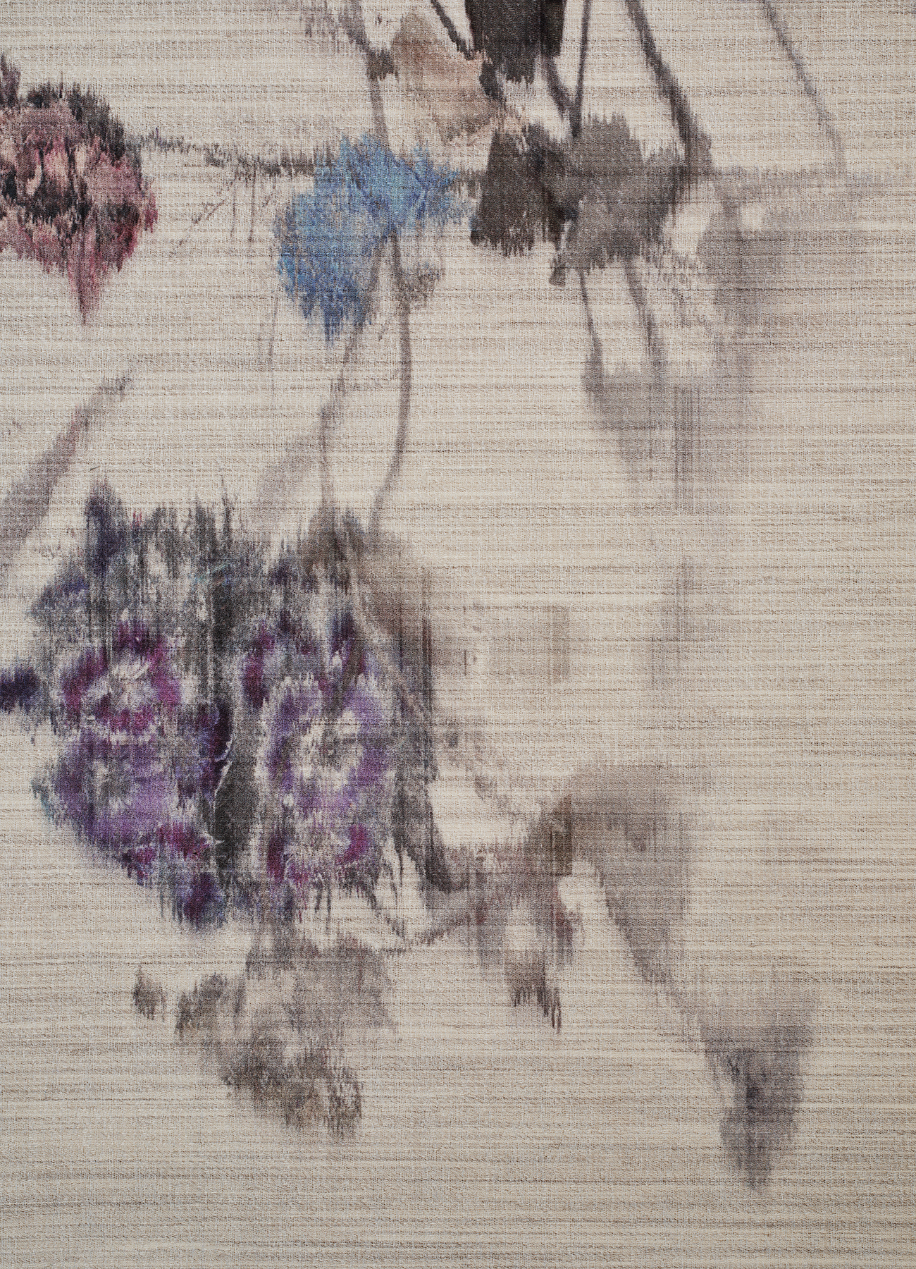 digital print on textured fabric on nonwoven backing
