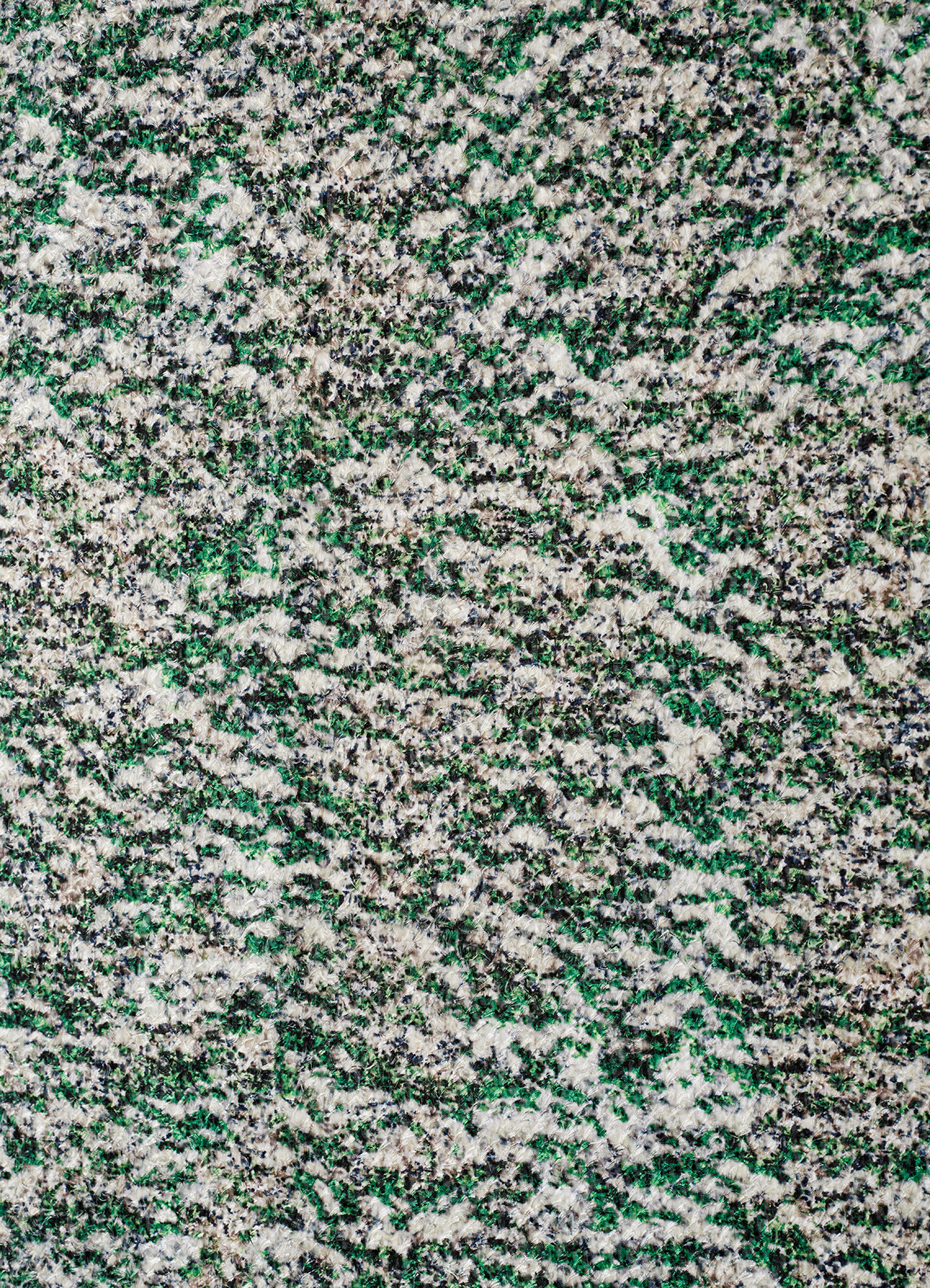 digital print on textured fabric bonded with nonwoven fleece