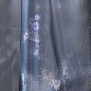 Printed metallic shine fabric