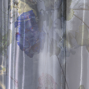 Printed metallic shine fabric